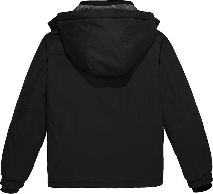 Wantdo Jungen Berg Ski Jacke Warmer Winter Fleece Mäntel Wasserdichter Atmungsaktive Jacke Outdoor K