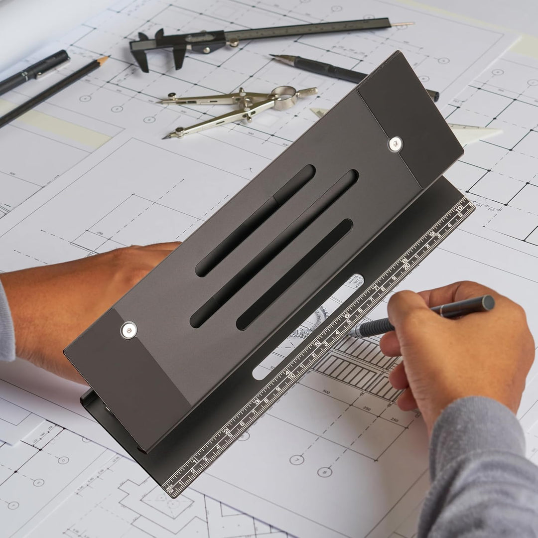 Aluminium 3-in-1 Laptopständer, klappbar, verstellbar, mit Kühlung, integrierter Aufbewahrungsbox, L