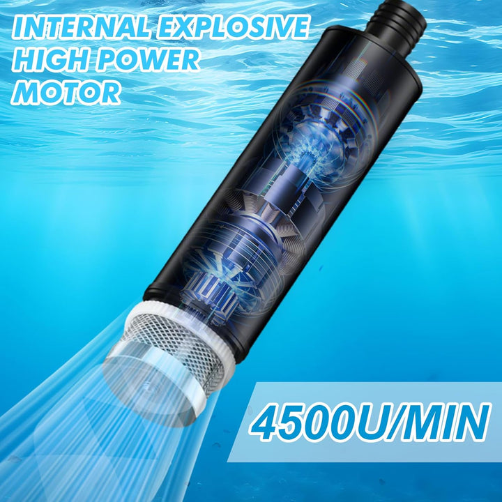 Tragbare Wasserpumpe für Makita 18V, 30L/min Wassertransferpumpe, 65W Wasserpumpe Mit 4M Kabel & Ans