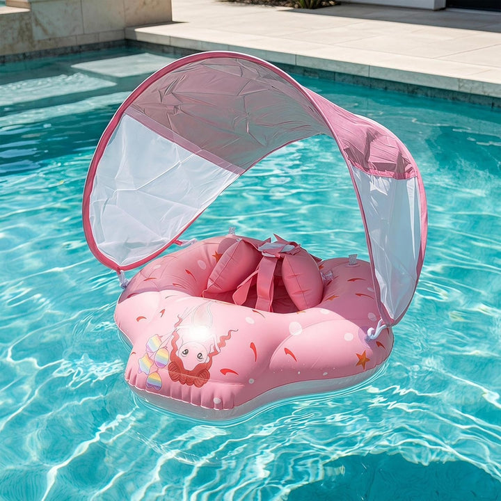 Schwimmring - Kippsicher, Aufblasbar Sonnenschutz Für Pool See Fluss | Leicht, Faltbar UV Schutz Dop