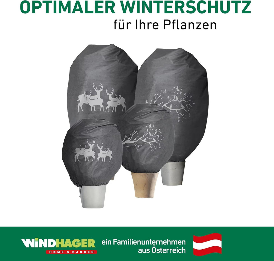 Windhager Winter-Deko-Vlieshaube Protect XL, Kälteschutz, Frostschutz, Gartenvlies, Abdeckvlies, Vog