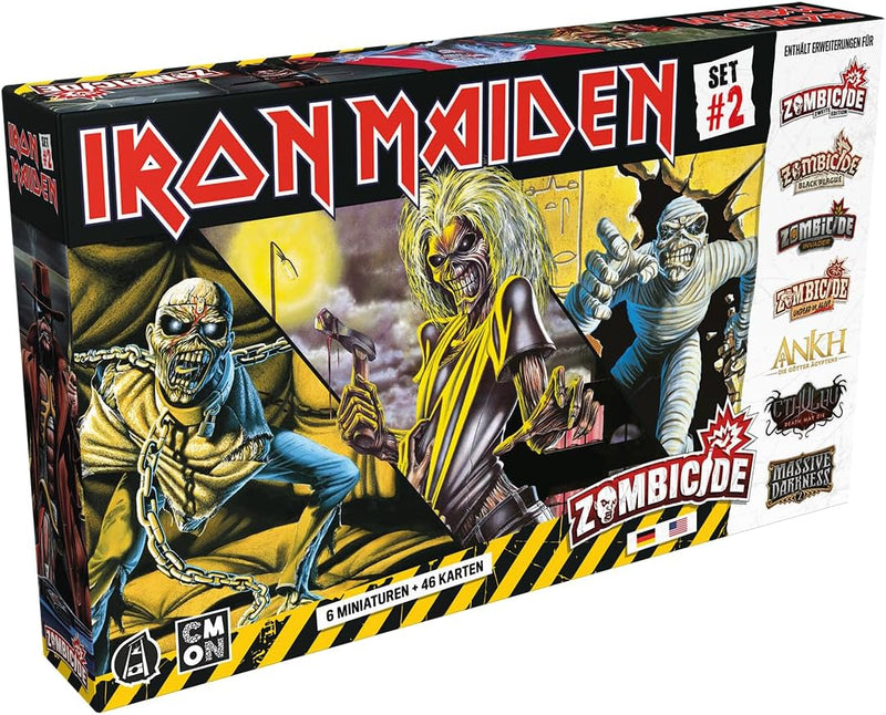 CMON, Iron Maiden Character Pack 2, Miniaturen-Erweiterung, Kennerspiel, Dungeon Crawler, 1-6 Spiele