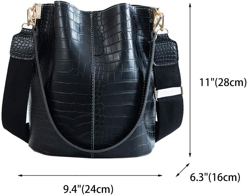 BUKESIYI Damen Tasche Umhängetasche Handtasche Frauen Klein Schultertasche Weekender Lack PU Leder C
