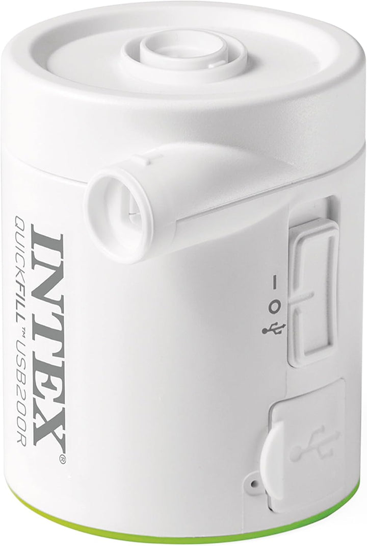 Intex Quickfill USB200R Air Pump, Size: 8cm x 7cm x 8cm (66637)