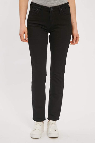 Lee Damen Elly' Jeans 28W / 35L Schwarz (Black Rinse), 28W / 35L Schwarz (Black Rinse)