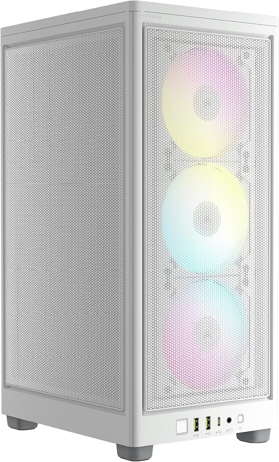 Corsair iCUE 2000D RGB Airflow PC-Gehäuse Mini ITX – Form Mini-ITX – Platten aus Stahl – 3 x Slim AF