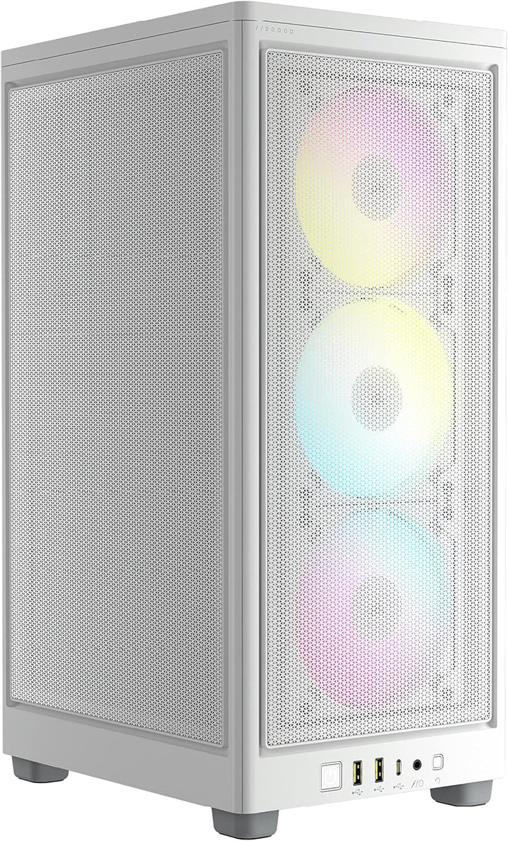 Corsair iCUE 2000D RGB Airflow PC-Gehäuse Mini ITX – Form Mini-ITX – Platten aus Stahl – 3 x Slim AF