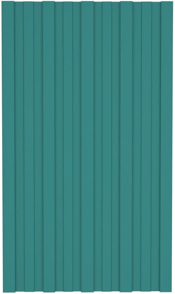 vidaXL 12x Dachpaneele Trapezblech Dachplatten Dachblech Trapezbleche Profilblech Metallblech Stahlb