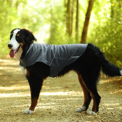 VIVAGLORY Hunde-Fleeceweste, Hundepullover für Kaltes Wetter für Grosse Hunde, Verstellbare Winterkl