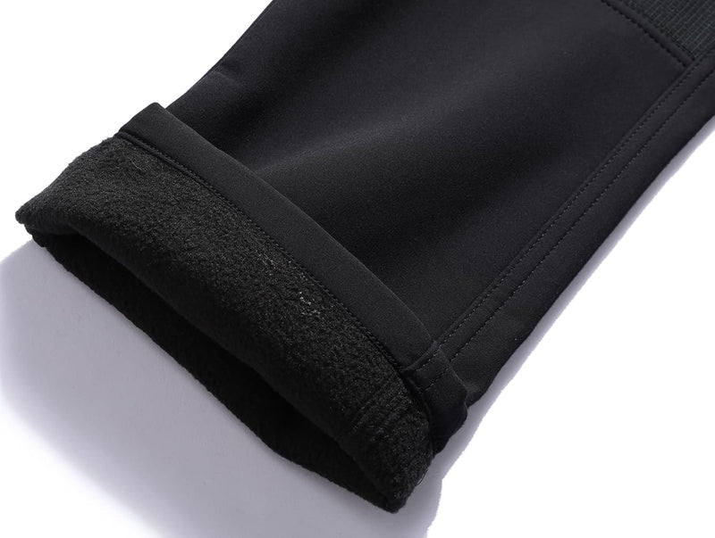 BenBoy Herren Wanderhose Wasserdicht Softshellhose Outdoorhose Winddicht Warm Gefüttert Skihose Snow