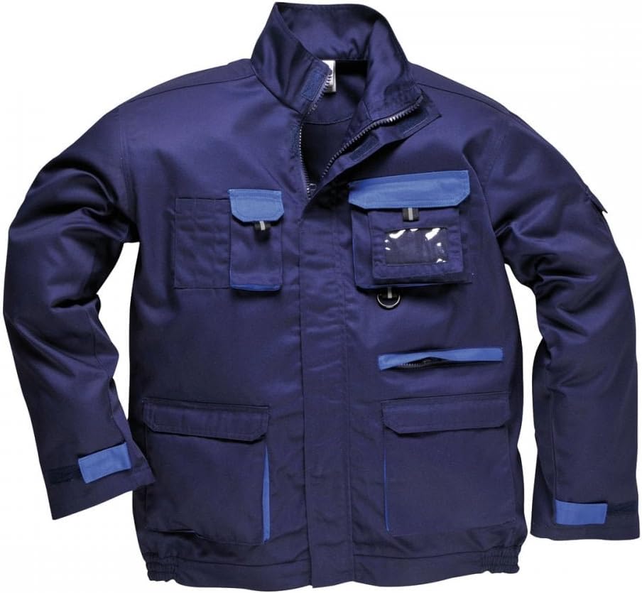 Portwest TX10GRRL Texo Kontrast Jacket_p, gross Gr. Medium, Blau - Navy M Blau - Navy, M Blau - Navy