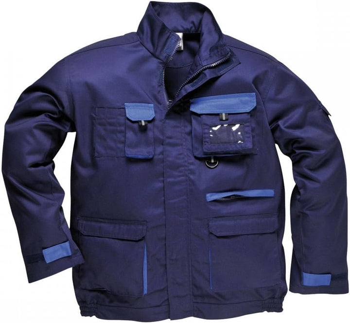 Portwest TX10GRRL Texo Kontrast Jacket_p, gross Gr. Medium, Blau - Navy M Blau - Navy, M Blau - Navy