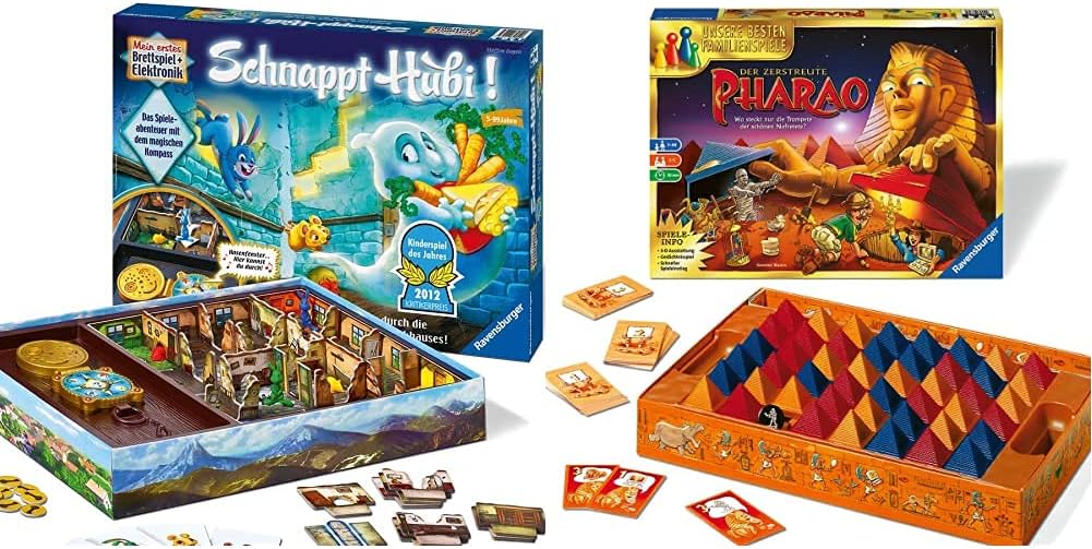 Ravensburger Schnappt Hubi, Gesellschafts- und Familienspiel, für Kinder und Erwachsene & Der zerstr