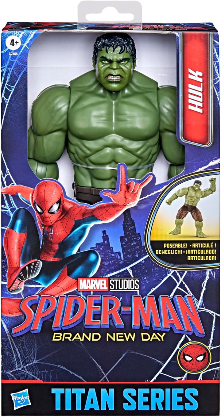 Marvel Spider-Man: Brand New Day Titan Serie Hulk Action-Figur, 29, 7 cm grosses Superhelden-Spielze