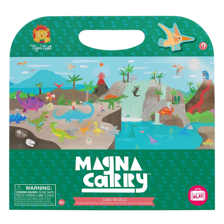 Tiger Tribe - Magna Carry/Dino World pädagogische Hilfe für magnetische Buchstaben und Wörter, Mehrf