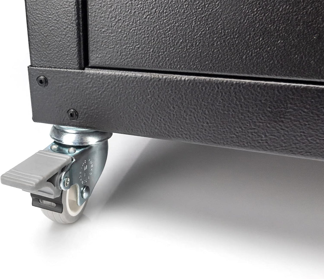 DIGITUS Laufrollen für Standard 19" Wandgehäuse von DIGITUS, 4 Stück, 2x feststellbar, rotierend, 25