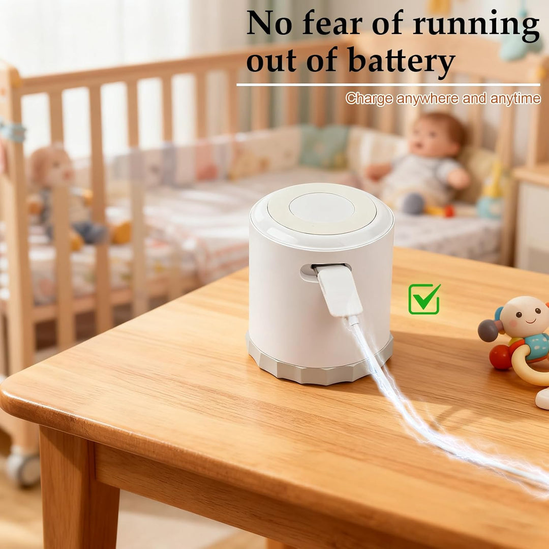 Flaschenwärmer Baby 4-in-1, Tragbarer Babykostwärmer mit Präzisionstemperatur (37°C) & 4 Modi, 360°