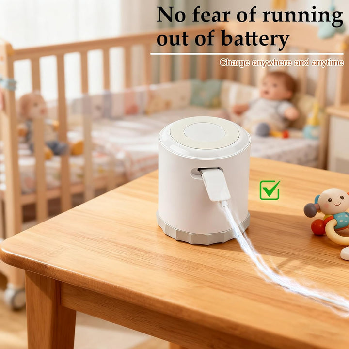 Flaschenwärmer Baby 4-in-1, Tragbarer Babykostwärmer mit Präzisionstemperatur (37°C) & 4 Modi, 360°