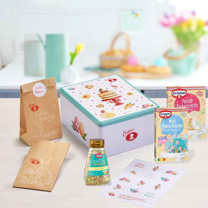 Dr. Oetker grosse Osterdose - Für Geschenke oder zur Keksaufbewahrung - Funktionalität und Stil für