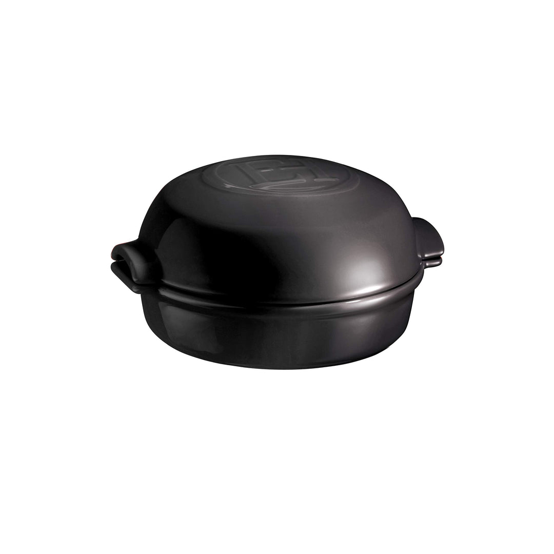 Emile Henry EH799517 Cheese Baker, Keramik Dunkelschwarz., Dunkelschwarz.