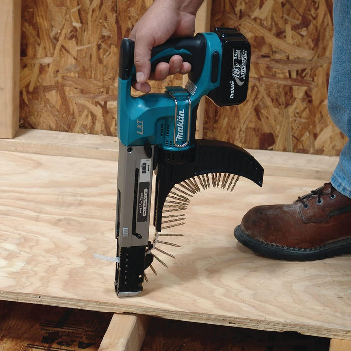Makita DFR750Z Akku-Magazinschrauber 45-75mm 18 V (ohne Akku, ohne Ladegerät) ohne Akku ohne Ladgerä