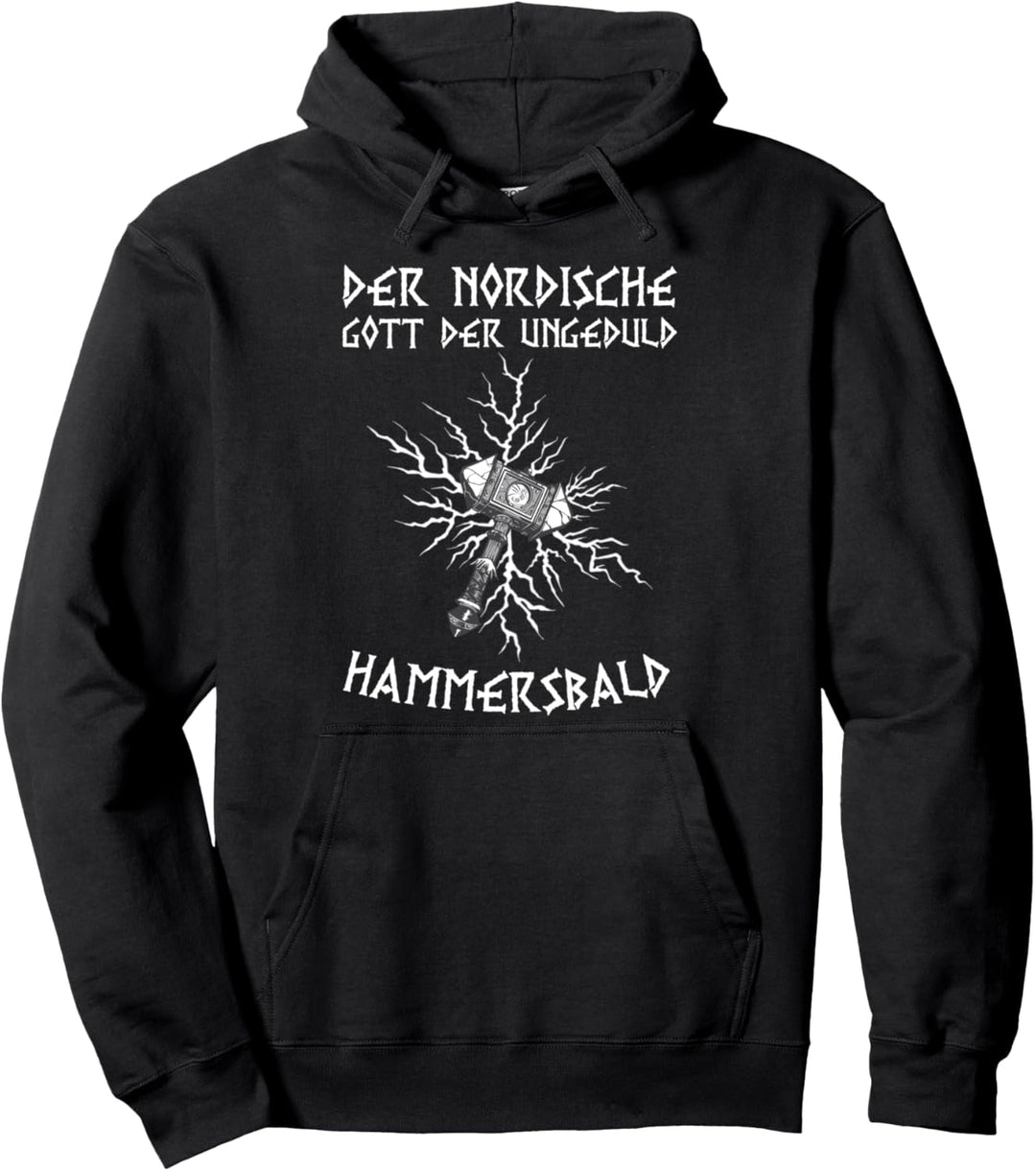 Nordische Mythologie Geduld Ungeduld Pullover Hoodie