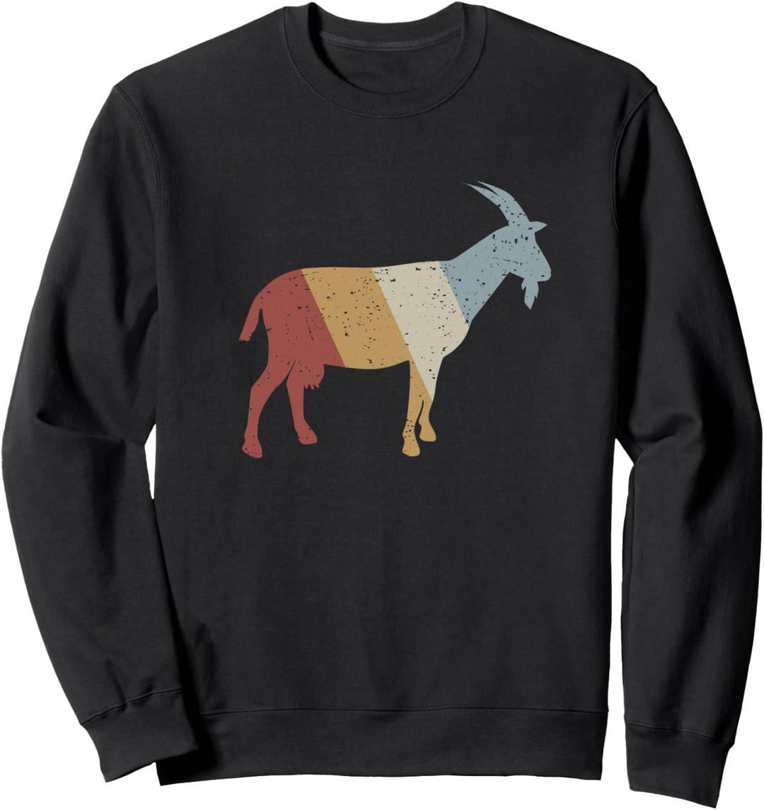 Ziege Retro Style Vintage Sweatshirt