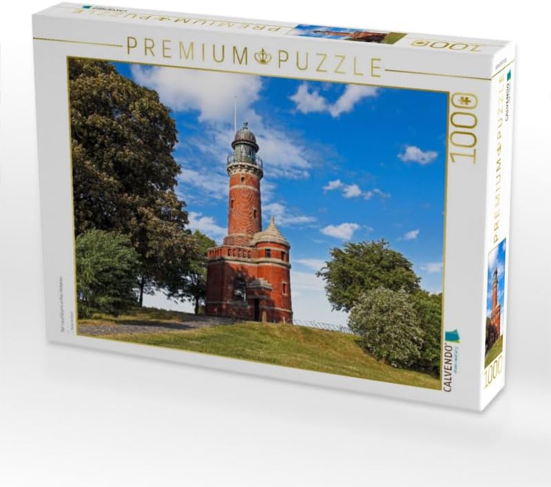 CALVENDO Puzzle Der Leuchtturm in Kiel-Holtenau 1000 Teile Lege-Grösse 64 x 48 cm Foto-Puzzle Bild v