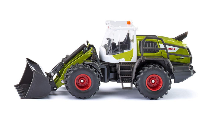 siku 1999, Claas Torion 1914 Radlader, 1:50, Metall/Kunststoff, Grün, Bewegliches Knickgelenk, Beweg
