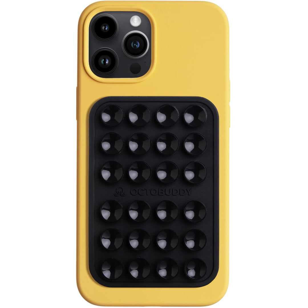 OCTOBUDDY Classic MAX - Silikon-Saugnapf Halterung fürs Handy - rutschfeste Saugnapfhalterung für iP