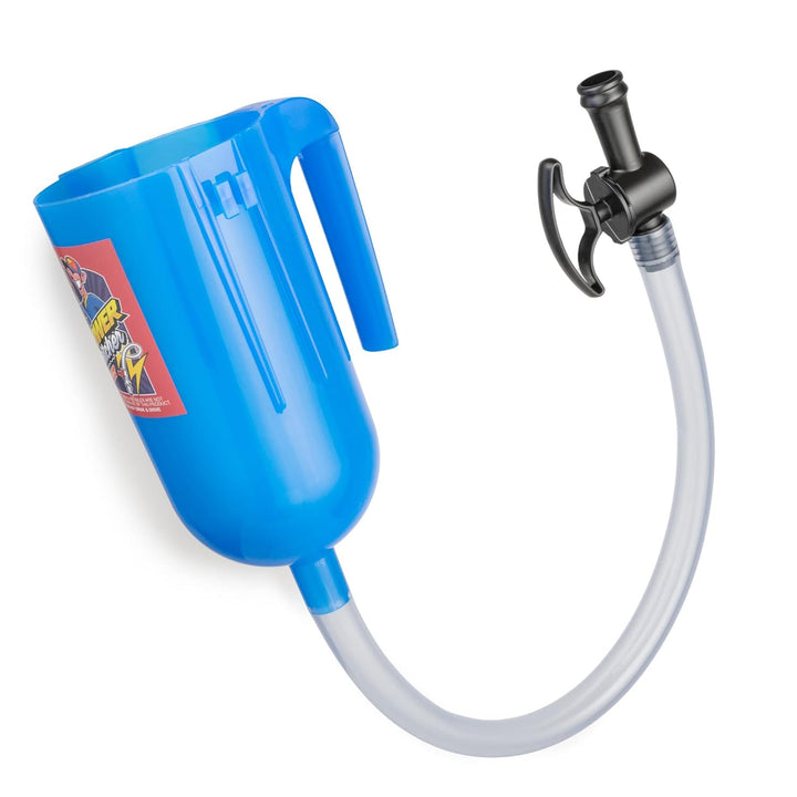 POWER PITCHER Bier-Bong | Premium Party Bier-Trichter | 2 Liter | mit Griff | inkl NEUES Ventil | Be