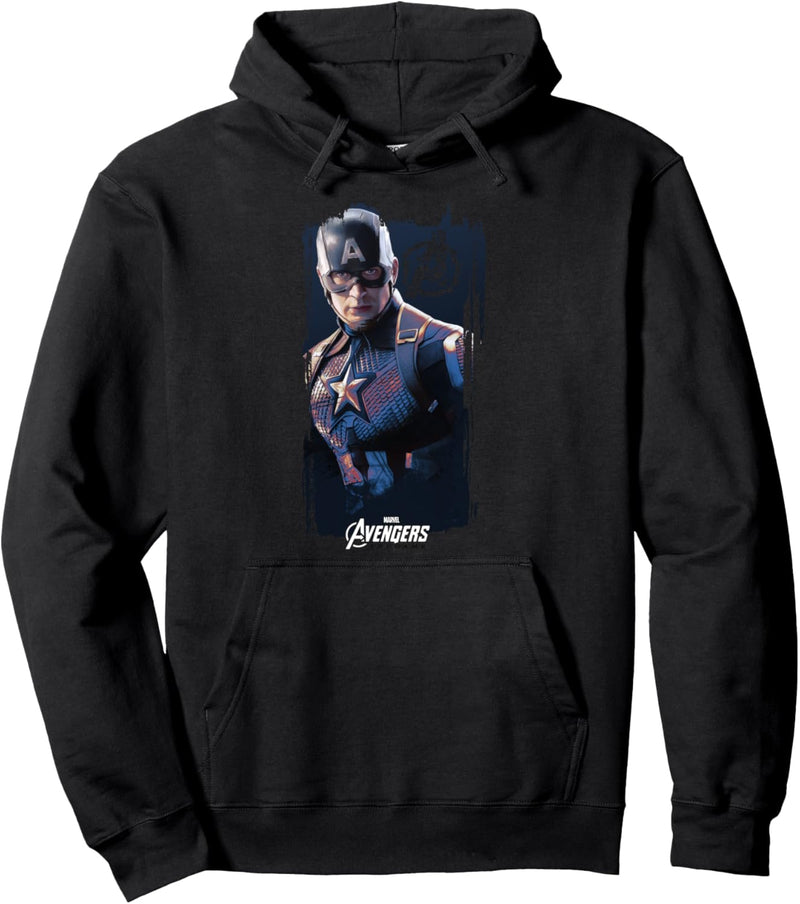 Marvel Avengers: Endgame Captain America Swiped Portrait Pullover Hoodie