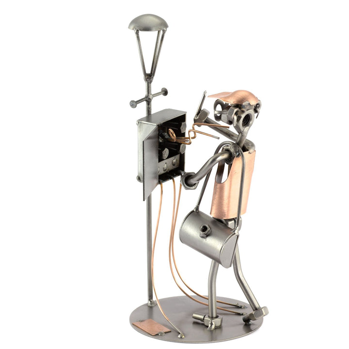 Steelman24 I Schraubenmännchen Elektriker mit Blitz I Made in Germany I Handarbeit I Geschenkidee I