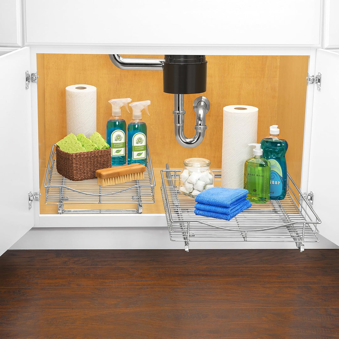 Lynk Professional, Schrank Organizer, Ziehen unter Schrank Schiebetür Regal – 27,9 cm breit x 45,7 c