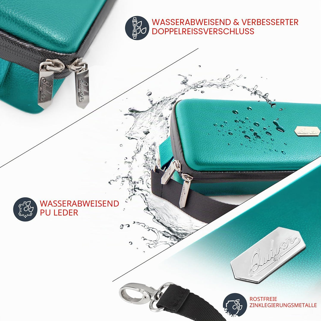 Quiver Time Türkis Bolt Karten-Tragetasche - Halter für Sammelkarten und Deck-Aufbewahrungsbox, komp