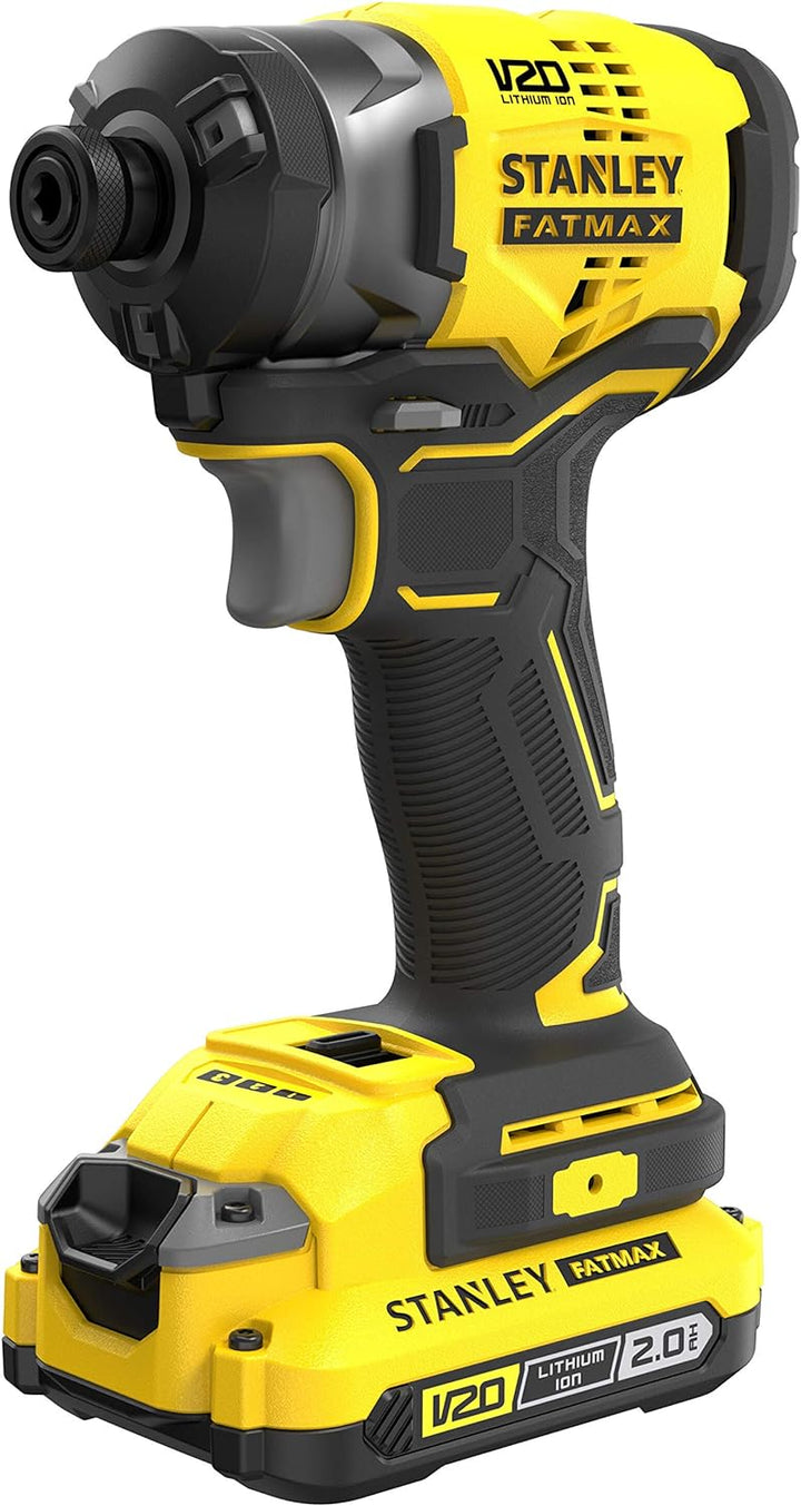 Stanley FatMax 18V 3-Gang Akku-Schlagschrauber SFMCF820D2K (2.0Ah, max. Drehmoment 190 Nm, bürstenlo