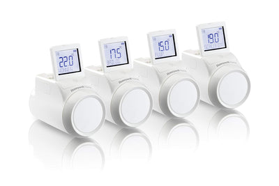 Honeywell Home evohome Heizkörperregler zur Heizungssteuerung per App und WLAN, Paket 4x HR92RT, THR