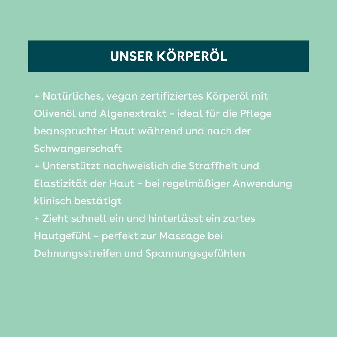 NEUES DESIGN | boep Hautstraffendes Körperöl | Öl gegen Schwangerschaftsstreifen | Vegane Naturkosme