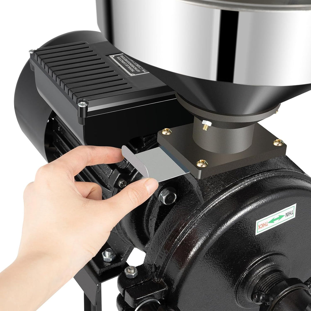Elektrisch GetreidemüHle KornmüHle mit Trichter 2200W kommerzielle | Schleifmaschine FuttermüHle, Ma