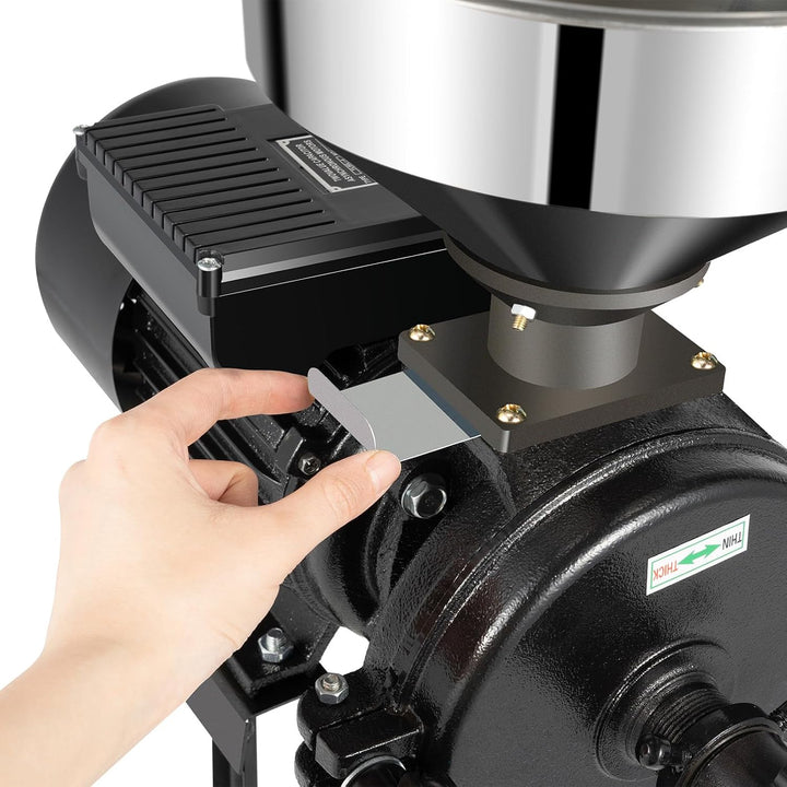 Elektrisch GetreidemüHle KornmüHle mit Trichter 2200W kommerzielle | Schleifmaschine FuttermüHle, Ma