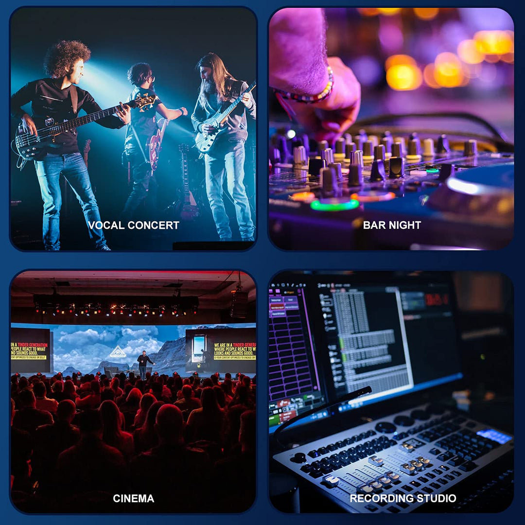 3M XLR Cable, 2 Pack 10ft Balanced Microphone XLR Male to Female Extension Cable Jack Extender Cord