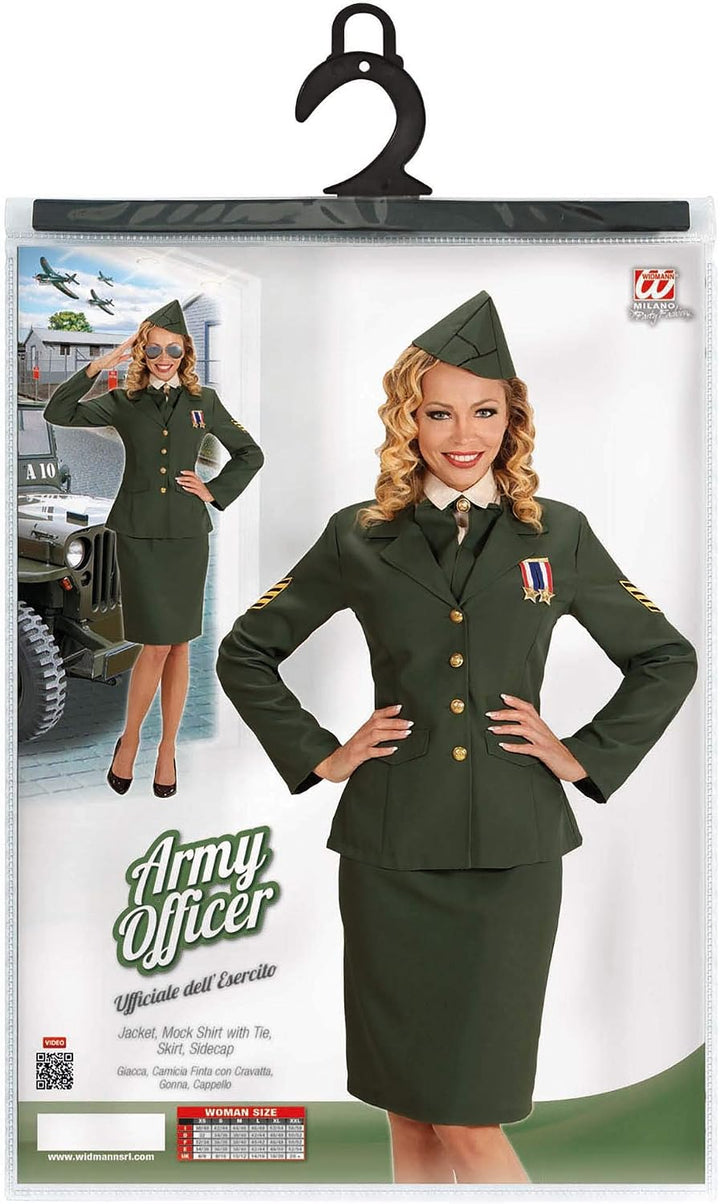 W WIDMANN MILANO Party Fashion - Kostüm Army Officer, Uniform, Soldatin, Militär, 40er Jahre, Faschi
