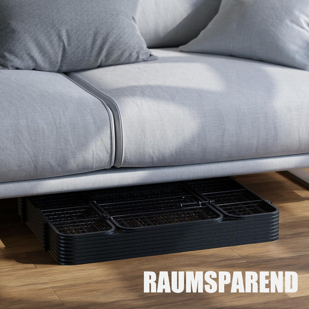 Qianruida Welpenauslauf 60 cm Hoch Welpenlaufstall Für drinnen und draussen Hundelaufstall Metall Za