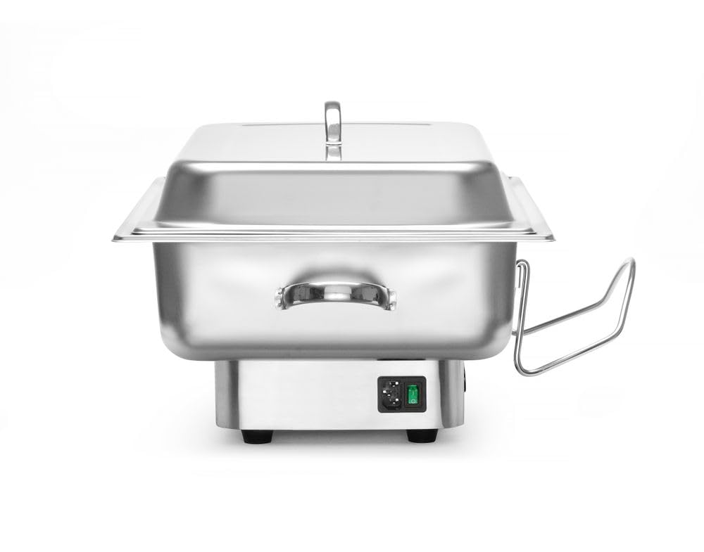HENDI Chafing dish Pollina, Elektrisch, einstellbar bis 85°C, inkl GN 1/1 Lebensmittelpfanne 65mm ti