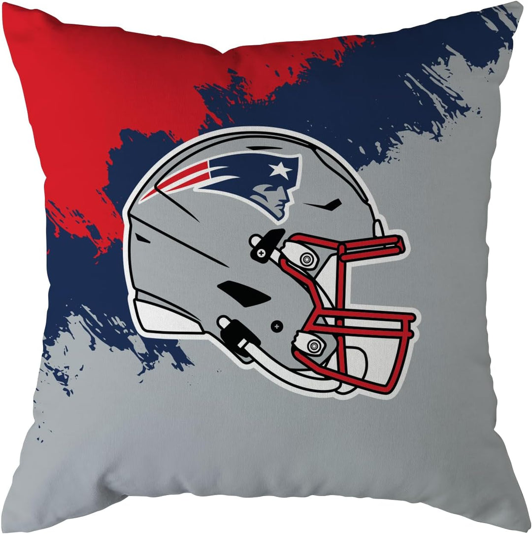 NFL Kissen New England Patriots Football Cushion Brush Pillow Sofakissen 50x50cm
