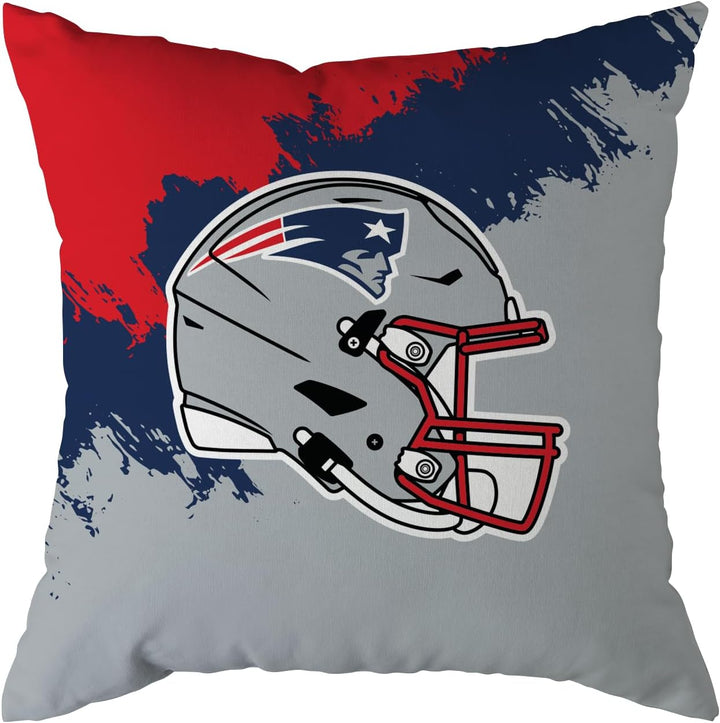 NFL Kissen New England Patriots Football Cushion Brush Pillow Sofakissen 50x50cm