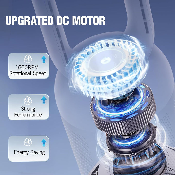 Turmventilator sehr Leise, 24 Stufen Ventilator Energiesparend DC Motor mit Fernbedienung, 12H Timer