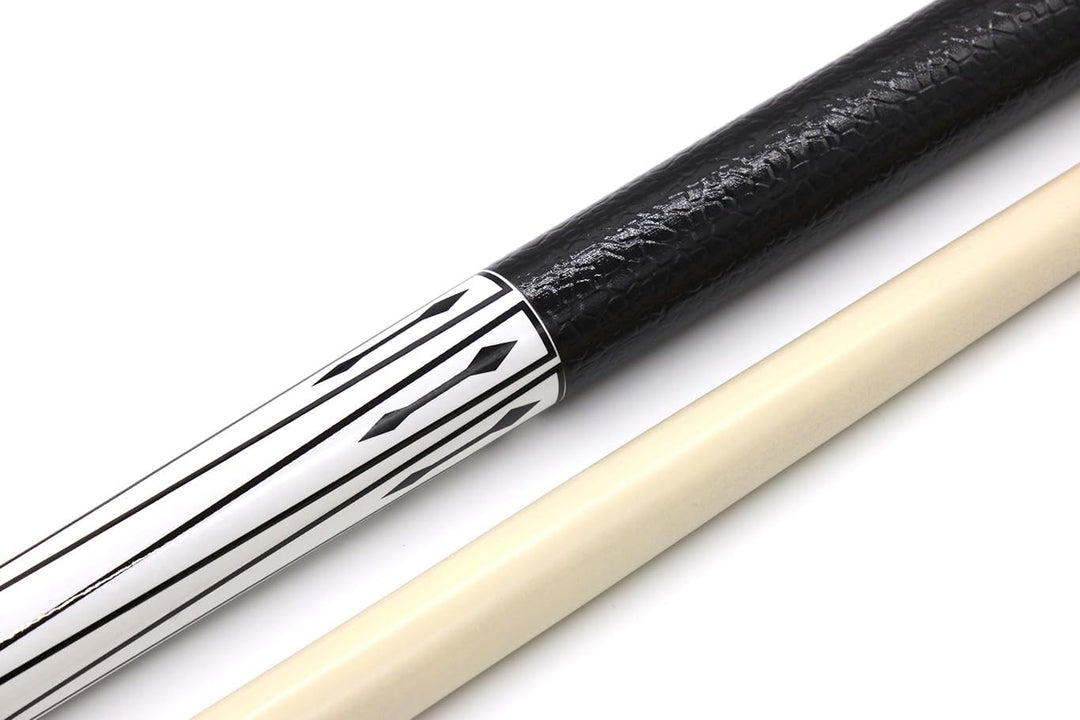 Billardqueue Pool Queue First, 2-teilig, 147 cm, 520 gr Weiss, Weiss
