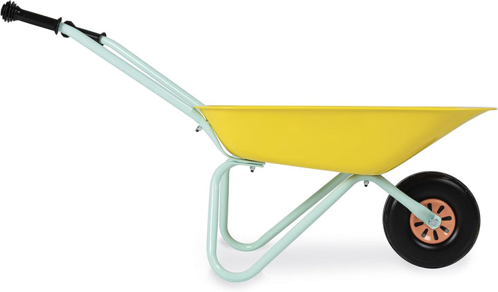 Janod – Metallschubkarre für Kinder ab 2 Jahren – Geeignet für Kinder für Garten- und Outdoor-Aktivi