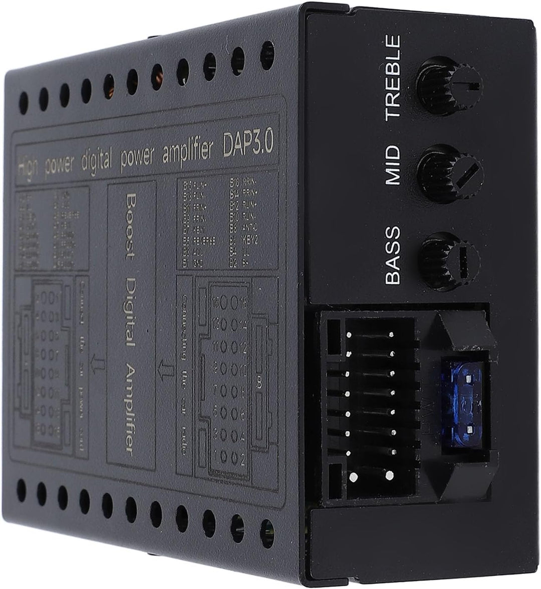 Stabiler Auto-DSP-Verst?rker der Klasse AB, DC12V-Auto-Leistungsverst?rker Soundsysteme, 2/4-Ohm-kom